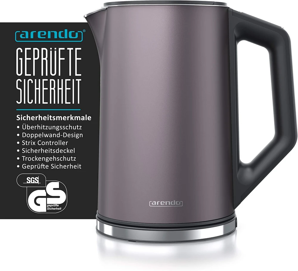 Arendo elektrinis virdulys 1,5 l, 2200 W, temperatūros reguliavimas, 8976848646