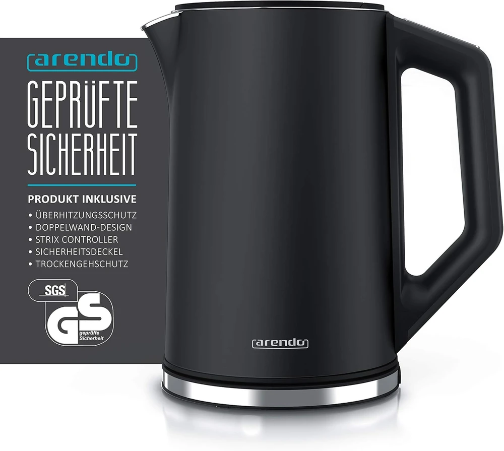 Arendo elektrinis virdulys 1,5 l, 2200 W, temperatūros nustatymas, 847416384