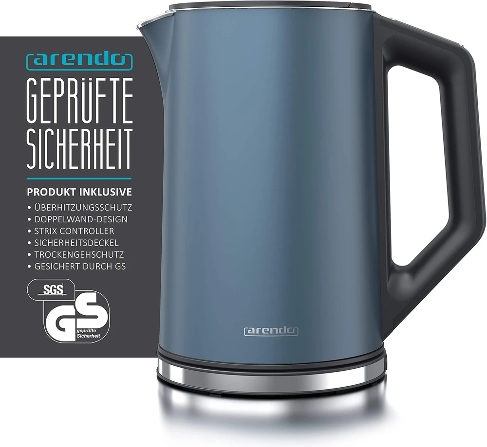 Arendo elektrinis virdulys ELEGANT 1,5 l 2200 W su temperatūros reguliavimu 304583