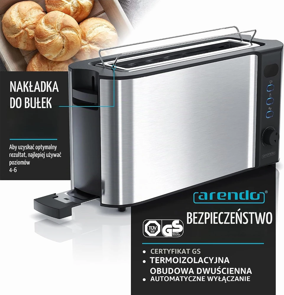 Arendo ilgos angos skrudintuvas 1000 W su atitirpinimo funkcija B07BHLCX95