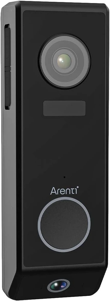 Arenti P10 durų skambutis, dvigubas objektyvas, 3 MP, maitinamas baterijomis