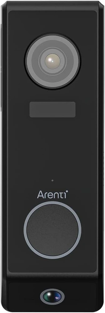 Arenti P10 durų skambutis, dvigubas objektyvas, 3 MP, maitinamas baterijomis