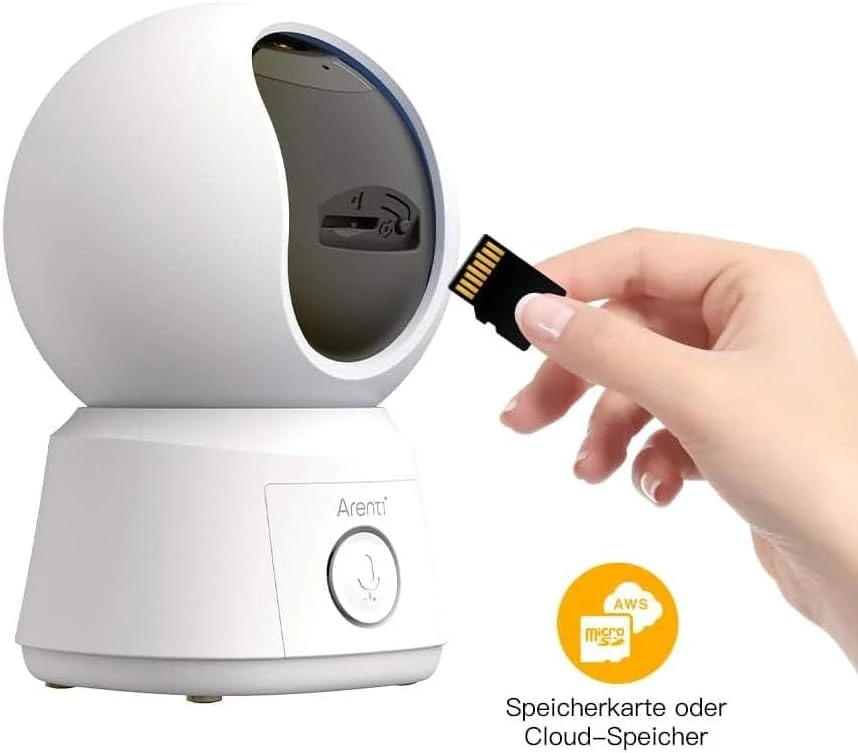 Arenti AInanny B2 Kit Ekran LCD Wi-Fi balta