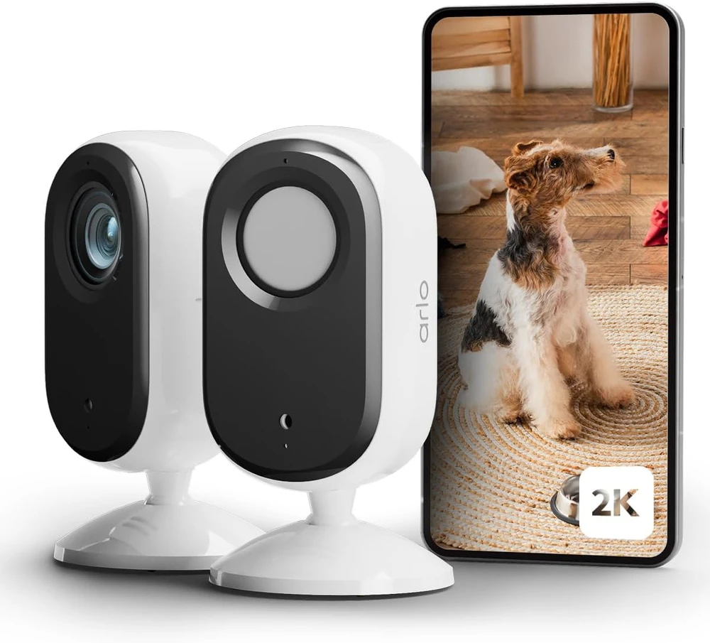 Arlo vidaus stebėjimo kamerų rinkinys 2K su Wi-Fi, VMC3260-100EUS