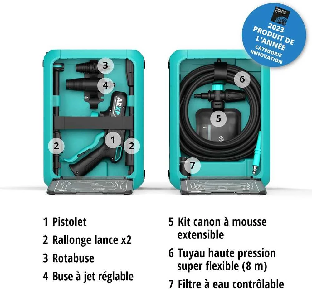 Annovi Reverberi Aukšto slėgio plautuvas BOX4 180DSS ARXP ARXP 180bar/maks.850L/h 2500W