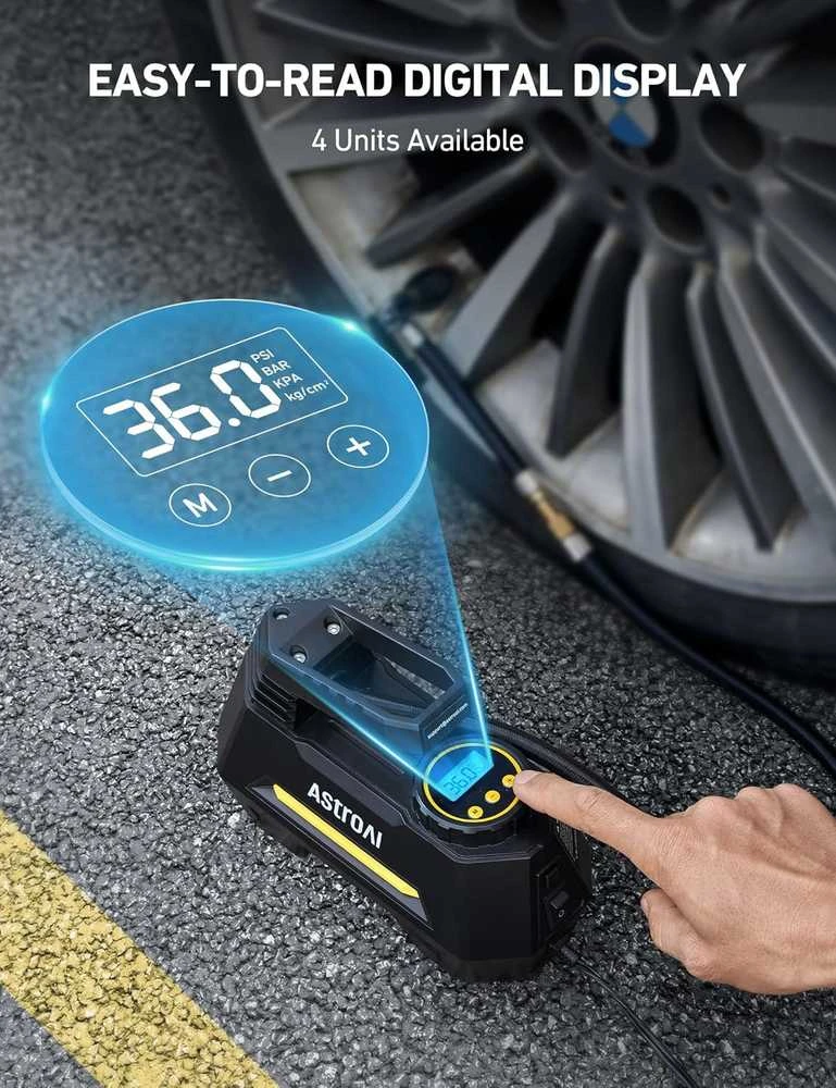 AstroAI CZK-3631 100PSI nešiojamas oro kompresorius
