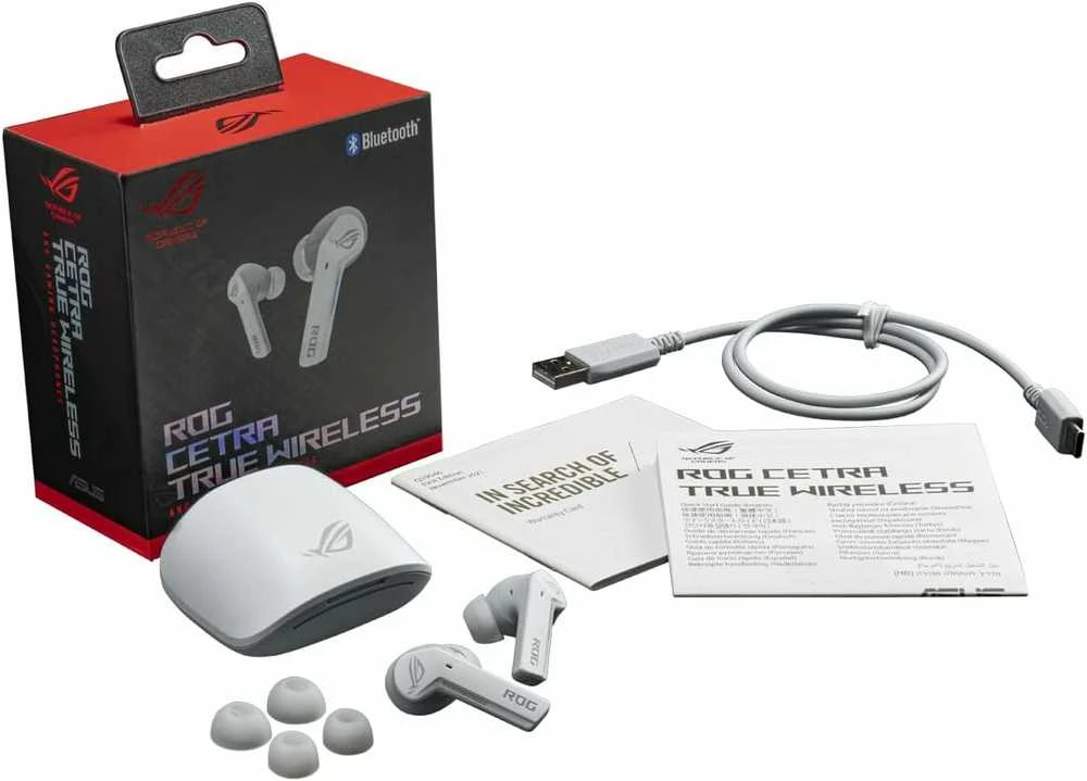 Ausinės Asus ROG Cetra True Wireless baltas/anc/ipx4/bt