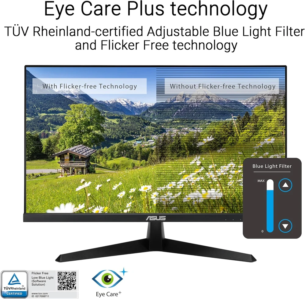 Monitorius Asus | VY249HGR | 23.8 " | IPS | 16:9 | 120 Hz | 1 ms | 1920 x 1080 pikselių | 250 cd/m² | HDMI jungtys quantity 1