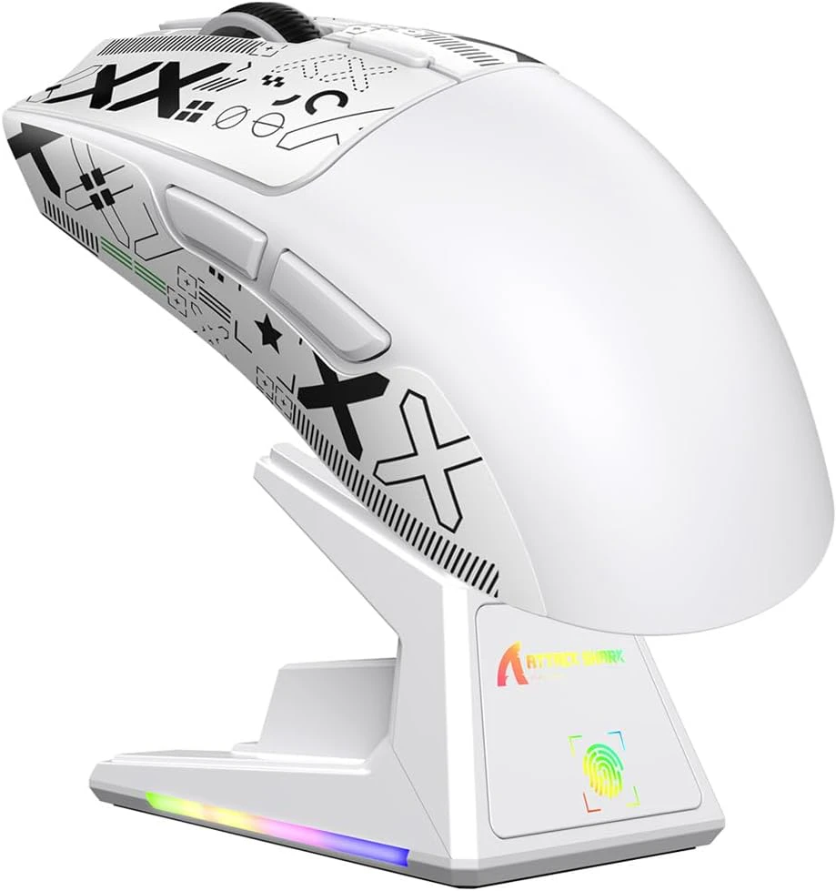 ATTACK SHARK X3 Wireless Belaidė Žaidimų Pelė | Juodas
