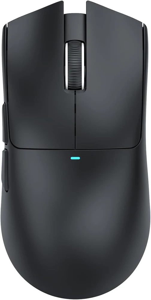 Attack Shark belaidė žaidimų pelė su magnetine įkrovimo stotele, optinis sensorius 22000 DPI, Bluetooth/2,4G, USB-C, X11 juoda