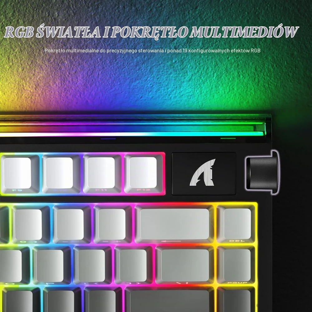 ATTACK SHARK žaidimų klaviatūra R85 HE, laidinė, 8000 Hz, Hall efekto jungikliai
