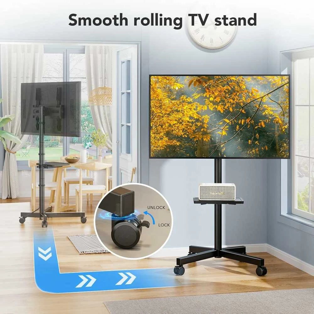 AX WABER Mobilus TV stovas su ratukais