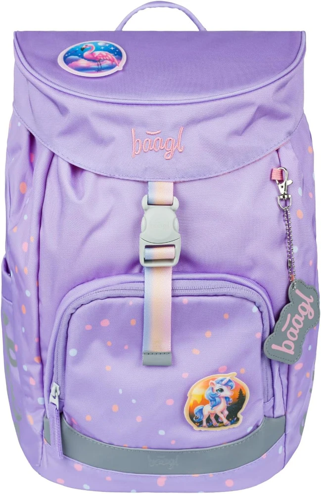 Baagl 5 dalių ergonomiškas mokyklinės kuprinės rinkinys Airy, 16,5 l, pradinei mokyklai