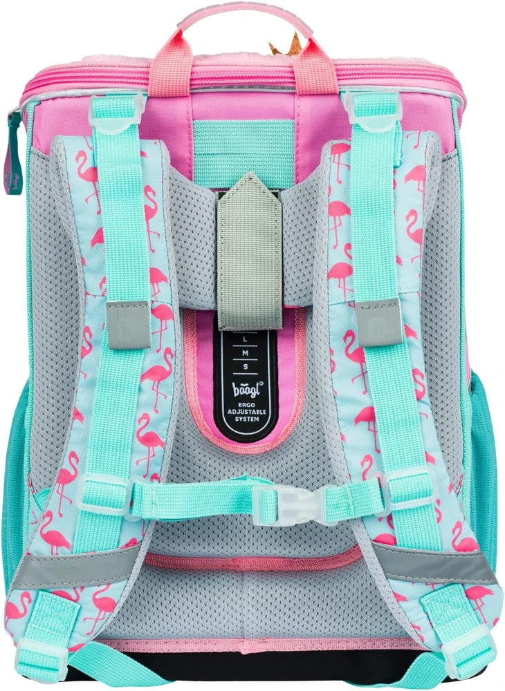 Baagl ergonominė mokyklinė kuprinė vaikams, 18 l, su lietaus užvalkalu, A-33124