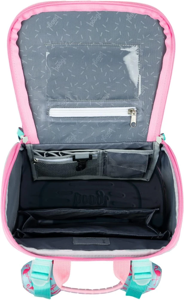 Baagl ergonominė mokyklinė kuprinė vaikams, 18 l, su lietaus užvalkalu, A-33124