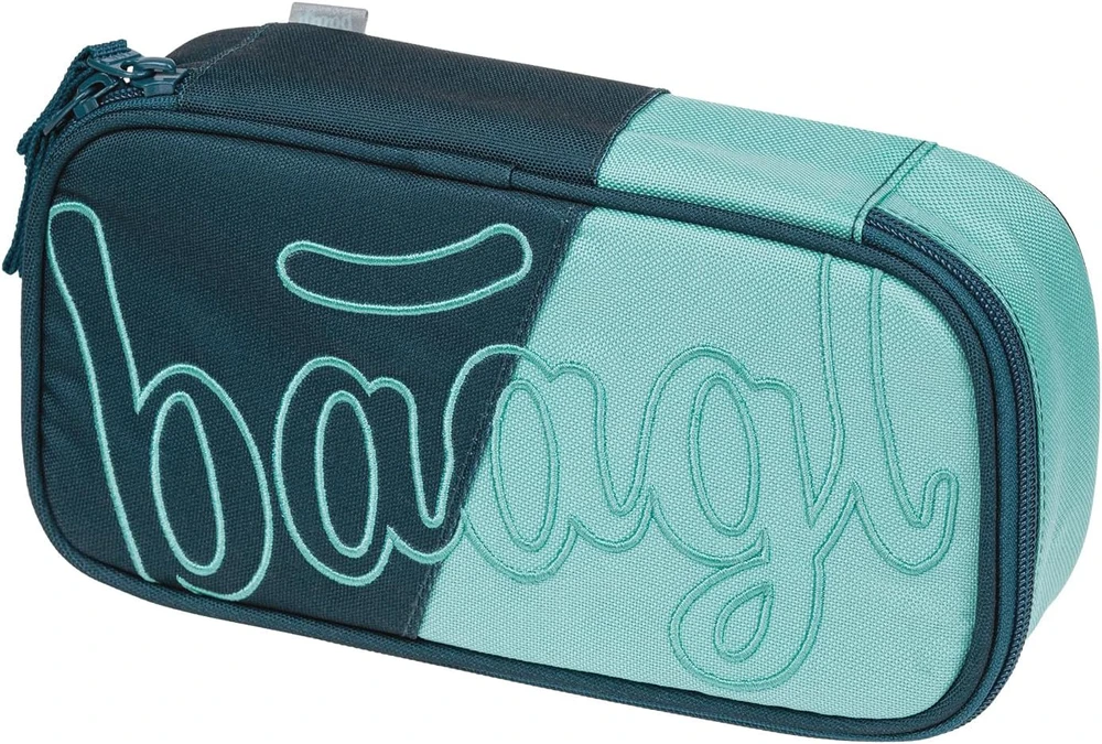 Baagl ergonominis 5 dalių mokyklinių kuprinių rinkinys su riedlentės laikikliu, 25 l, juodas, A-36468