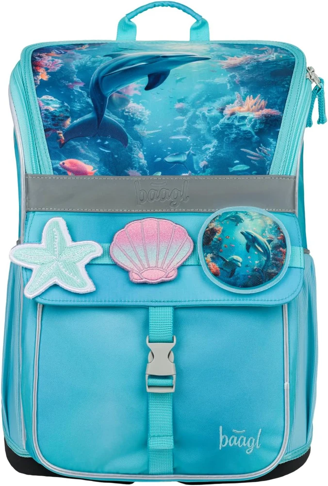 Baagl ergonominis mokyklinis rinkinys Zippy, 3 dalių, 18 l, poliesteris, 28 x 37 x 17 cm