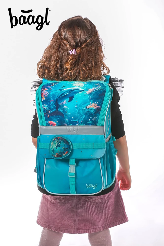 Baagl ergonominis mokyklinis rinkinys Zippy, 3 dalių, 18 l, poliesteris, 28 x 37 x 17 cm