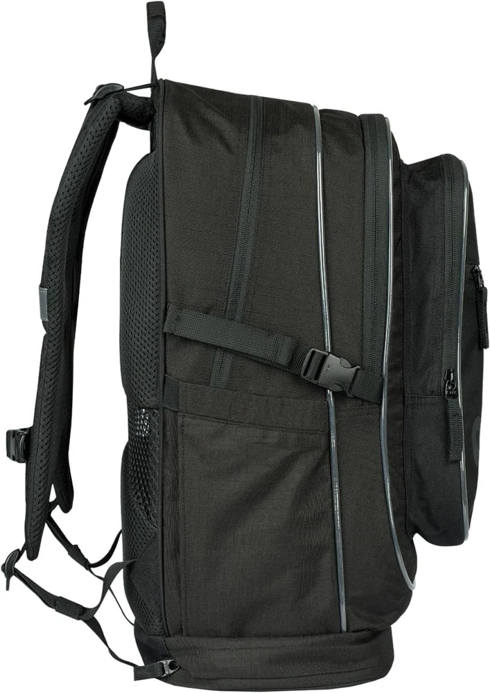 Baagl ergonomiška mokyklinė 3 dalių kuprinės rinkinys, juoda, 29 l, 15 colių nešiojamam kompiuteriui