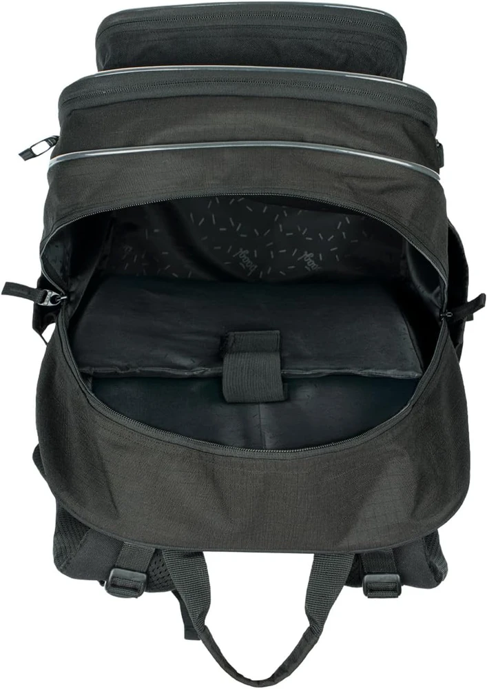 Baagl ergonomiška mokyklinė 3 dalių kuprinės rinkinys, juoda, 29 l, 15 colių nešiojamam kompiuteriui