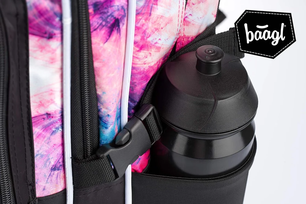Baagl ergonomiška mokyklinė kuprinė vaikams, skyrius nešiojamajam kompiuteriui, 29 l, Abstract