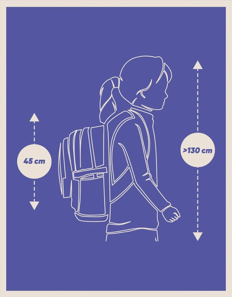 Baagl ergonomiška mokyklinė kuprinė vaikams, skyrius nešiojamajam kompiuteriui, 29 l, Abstract