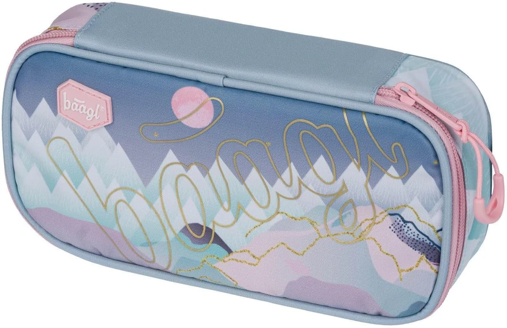 Baagl ergonomiška mokyklinės kuprinės rinkinys, 25 l, 5 dalių, Skate Moon, A-34736