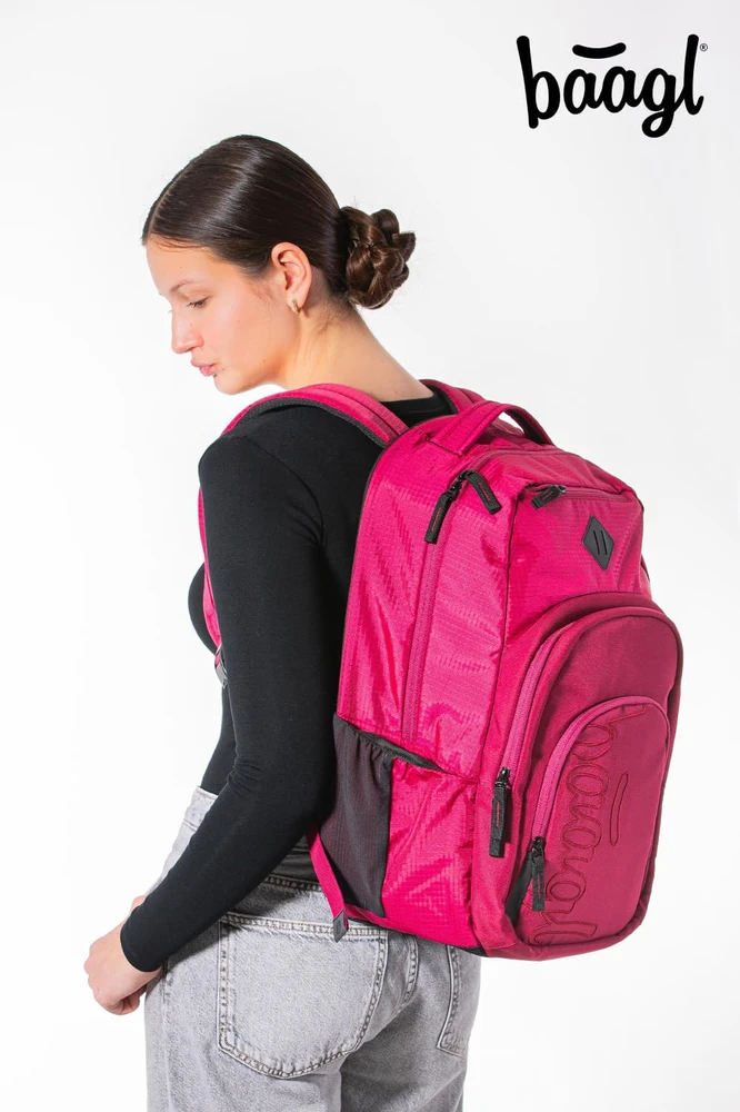 Baagl ergonomiškas 3 dalių mokyklinės kuprinės rinkinys Coolmate su termo skyriumi, 35 l