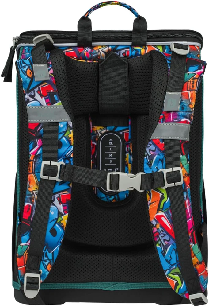 Baagl ergonomiškas mokyklinė kuprinė rinkinyje vaikams, 18 l, poliesteris, A-34803