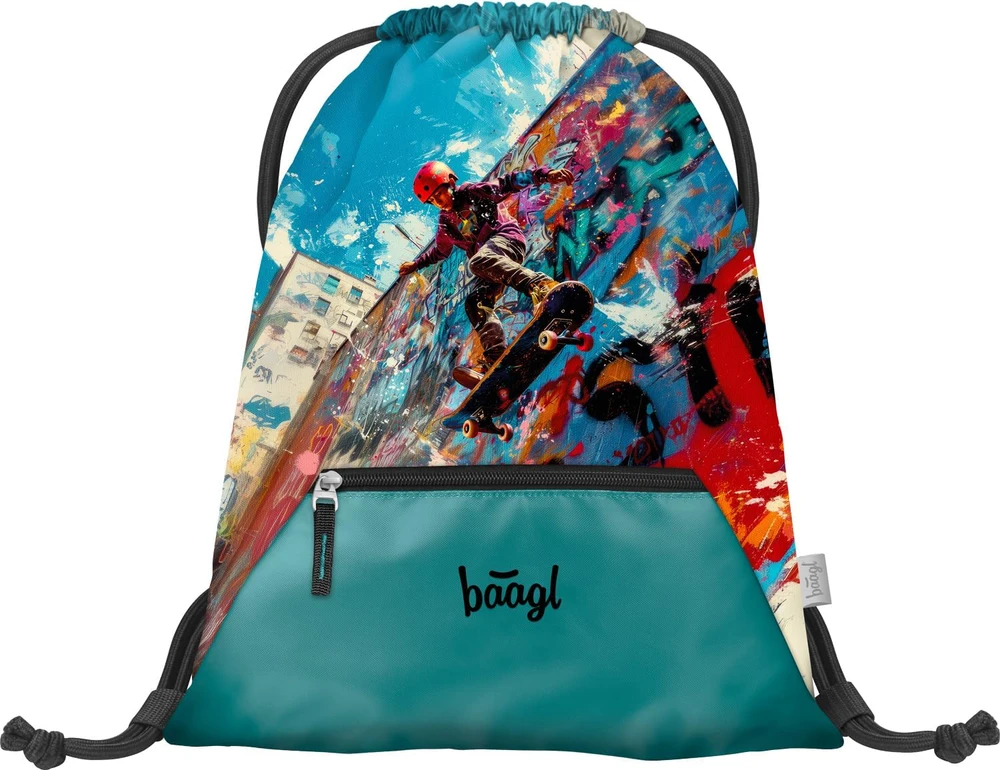 Baagl ergonomiškas mokyklinė kuprinė rinkinyje vaikams, 18 l, poliesteris, A-34803