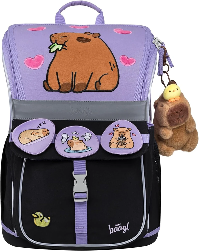 Baagl ergonomiškas mokyklinės kuprinės rinkinys vaikams, 18 l, poliesteris, Zippy Set 3