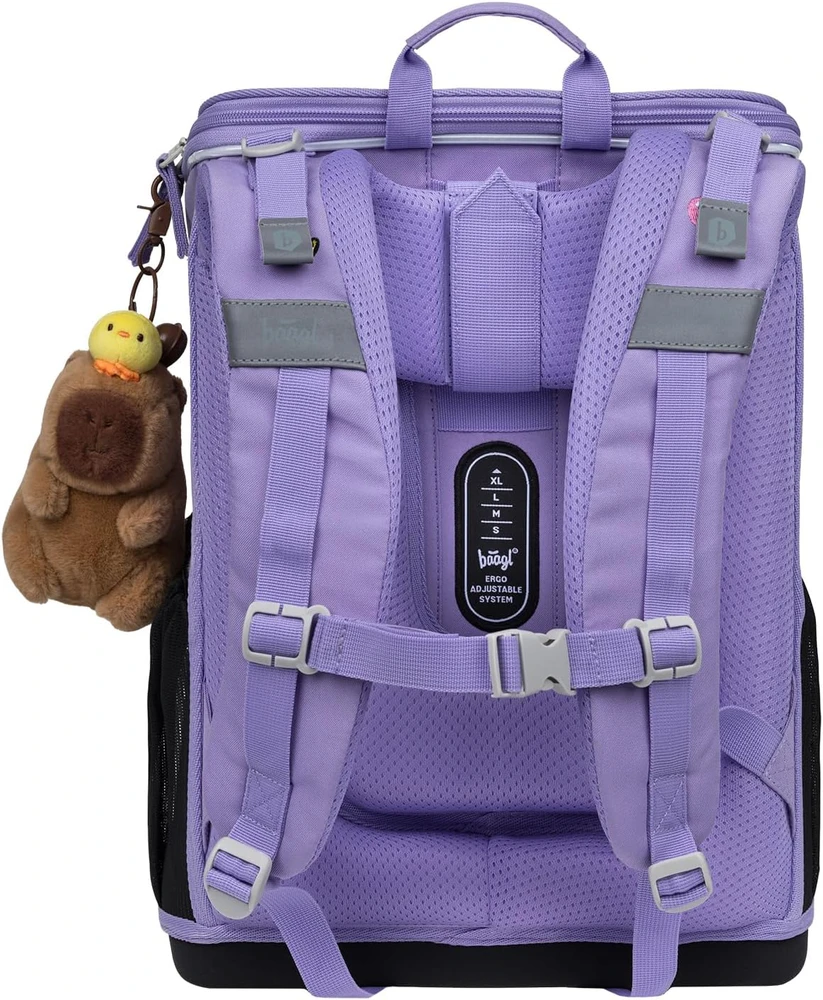 Baagl ergonomiškas mokyklinės kuprinės rinkinys vaikams, 18 l, poliesteris, Zippy Set 3