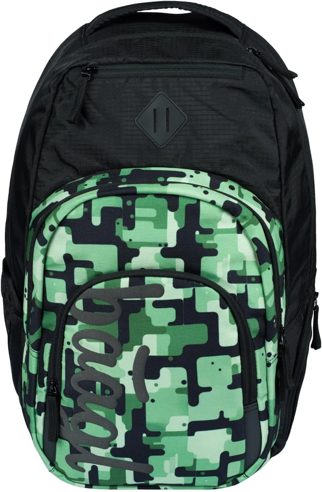 Baagl ergonomiškas mokyklinės kuprinės rinkinys Coolmate, 35 l, su termokišene, žalias, 3 dalių