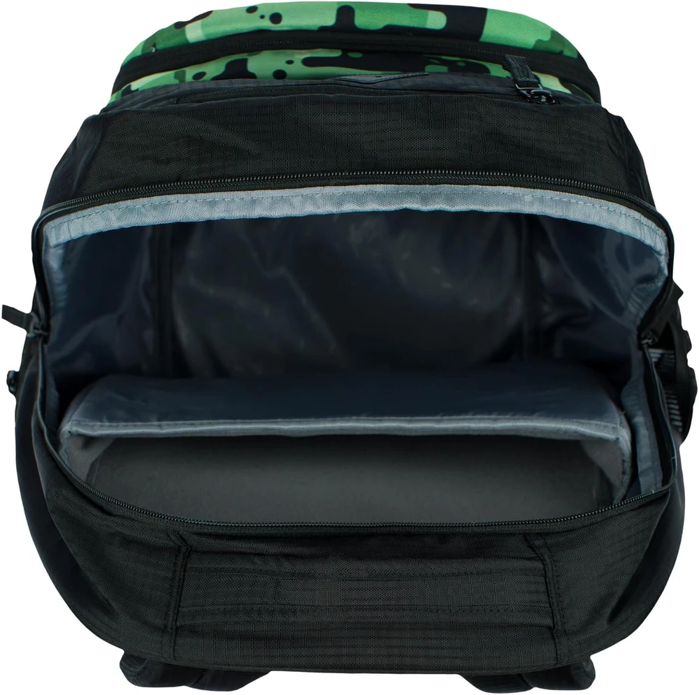 Baagl ergonomiškas mokyklinės kuprinės rinkinys Coolmate, 35 l, su termokišene, žalias, 3 dalių
