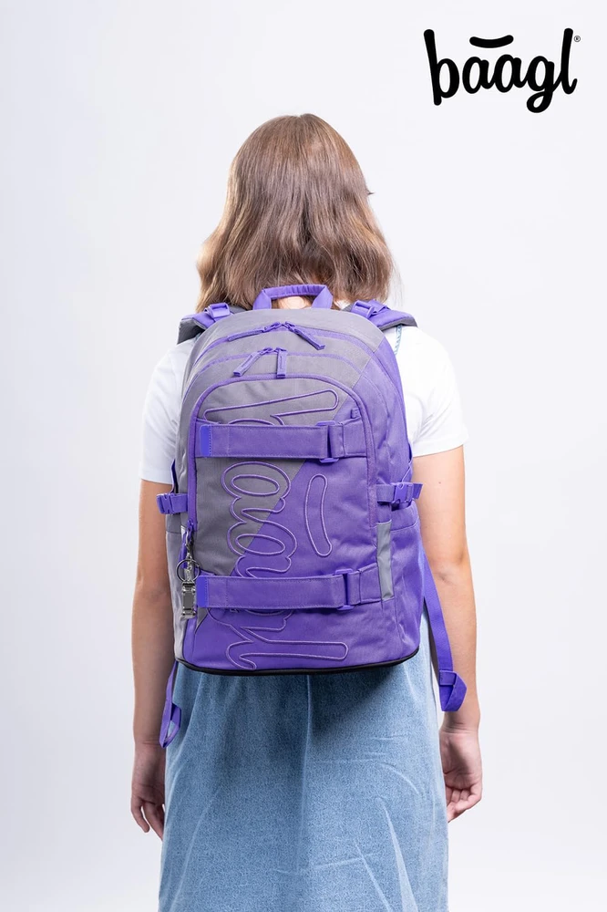 Baagl ergonomiškas mokyklinės kuprinės rinkinys su sportiniu krepšiu, 25 l, A-36459