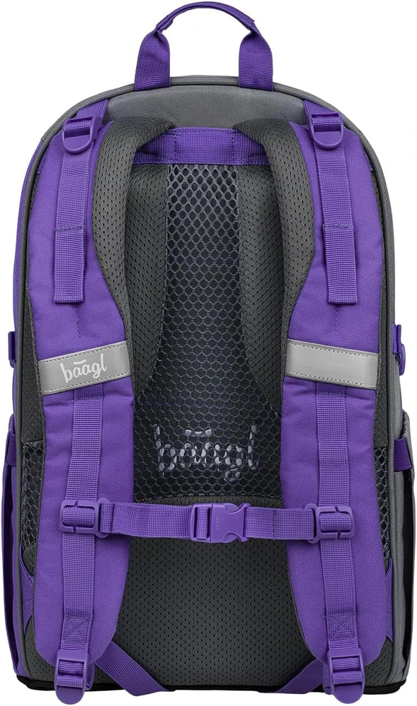 Baagl ergonomiškas mokyklinės kuprinės rinkinys su sportiniu krepšiu, 25 l, A-36459