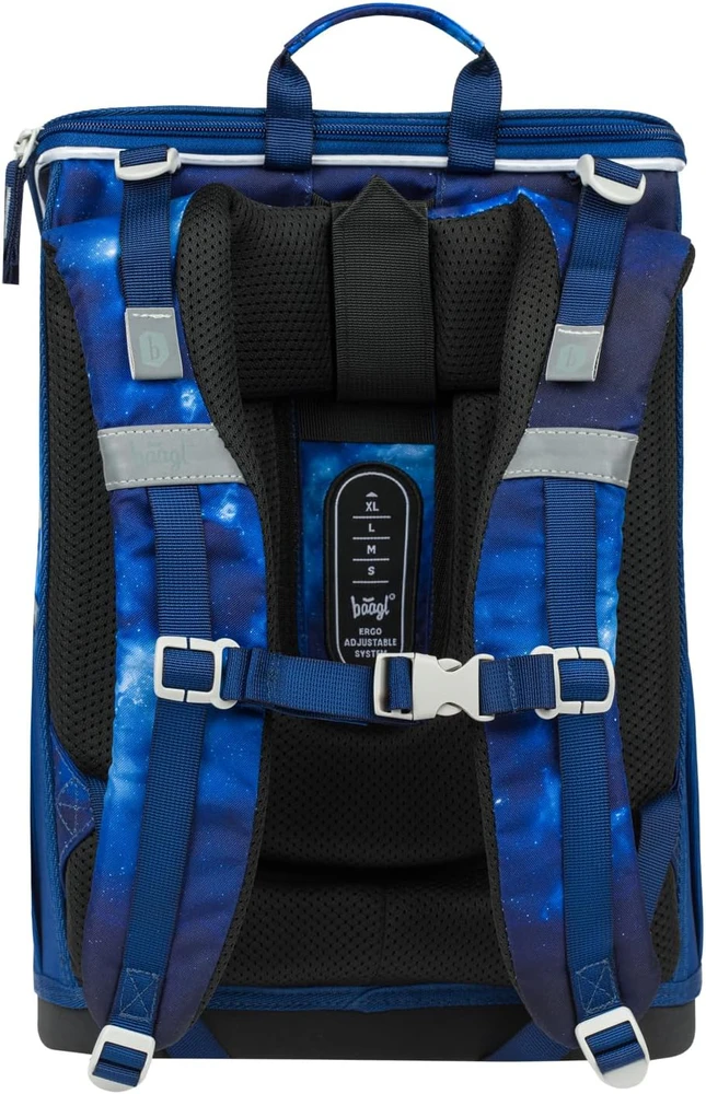 Baagl ergonomiškas mokyklinės kuprinės rinkinys vaikams, 3 dalių, 18 l, poliesteris, A-34791