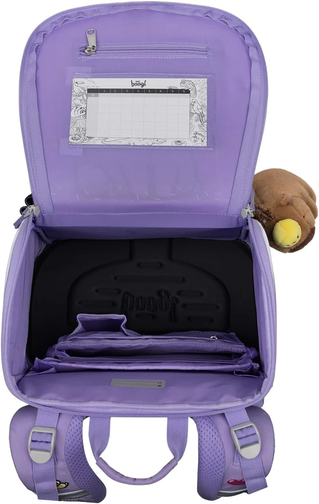 Baagl ergonomiškas mokyklinės kuprinės rinkinys vaikams, 18 l, poliesteris, Zippy Set 3