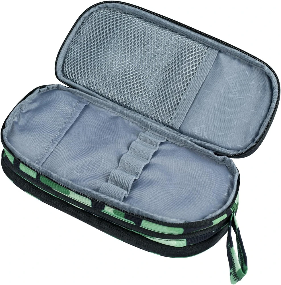 Baagl ergonomiškas mokyklinės kuprinės rinkinys Coolmate, 35 l, su termokišene, žalias, 3 dalių