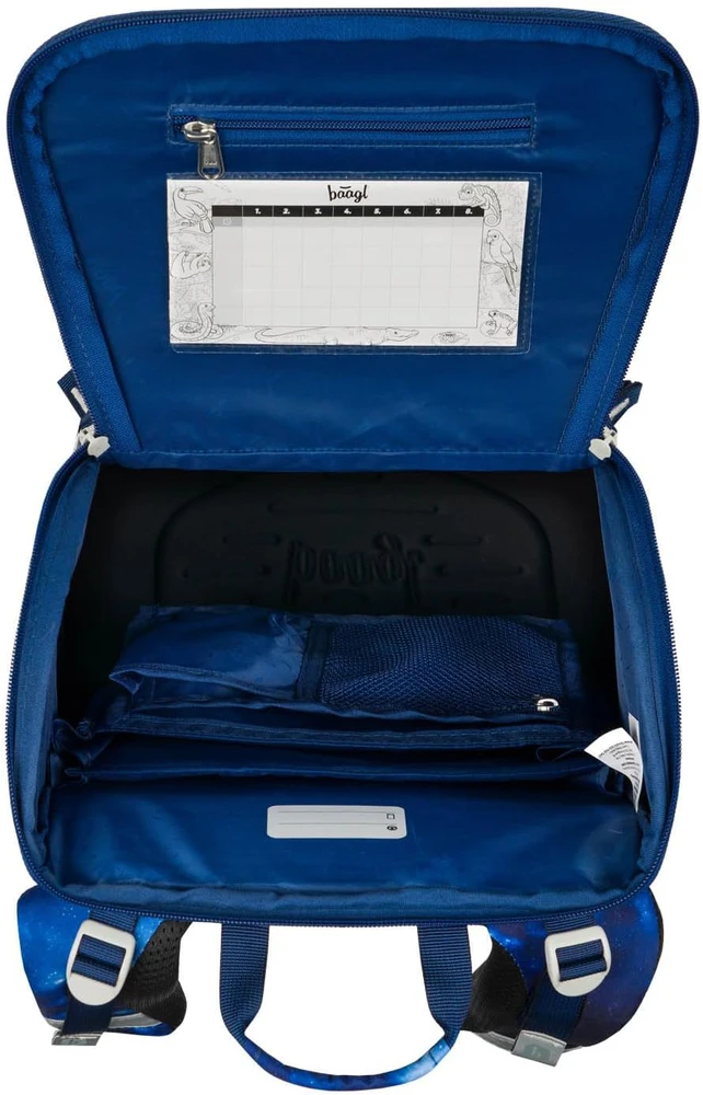 Baagl ergonomiškas mokyklinės kuprinės rinkinys vaikams, 3 dalių, 18 l, poliesteris, A-34791