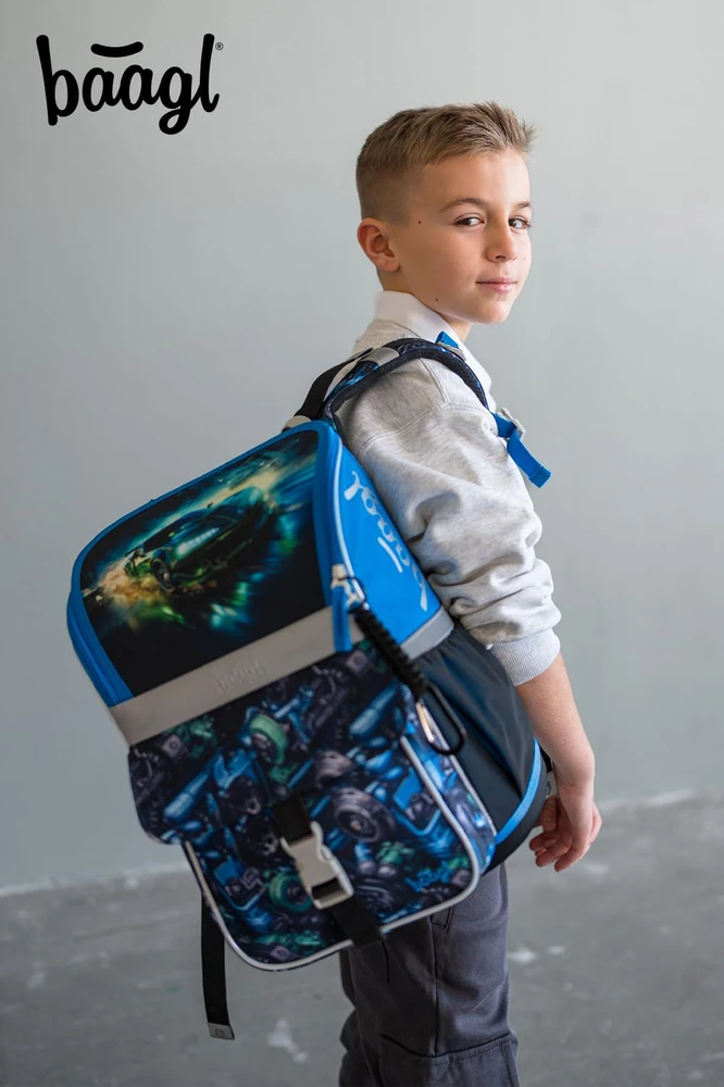Baagl ergonomiškas mokyklinis rinkinys pradinei mokyklai Zippy, 3 dalių, reguliuojamas, 18 l