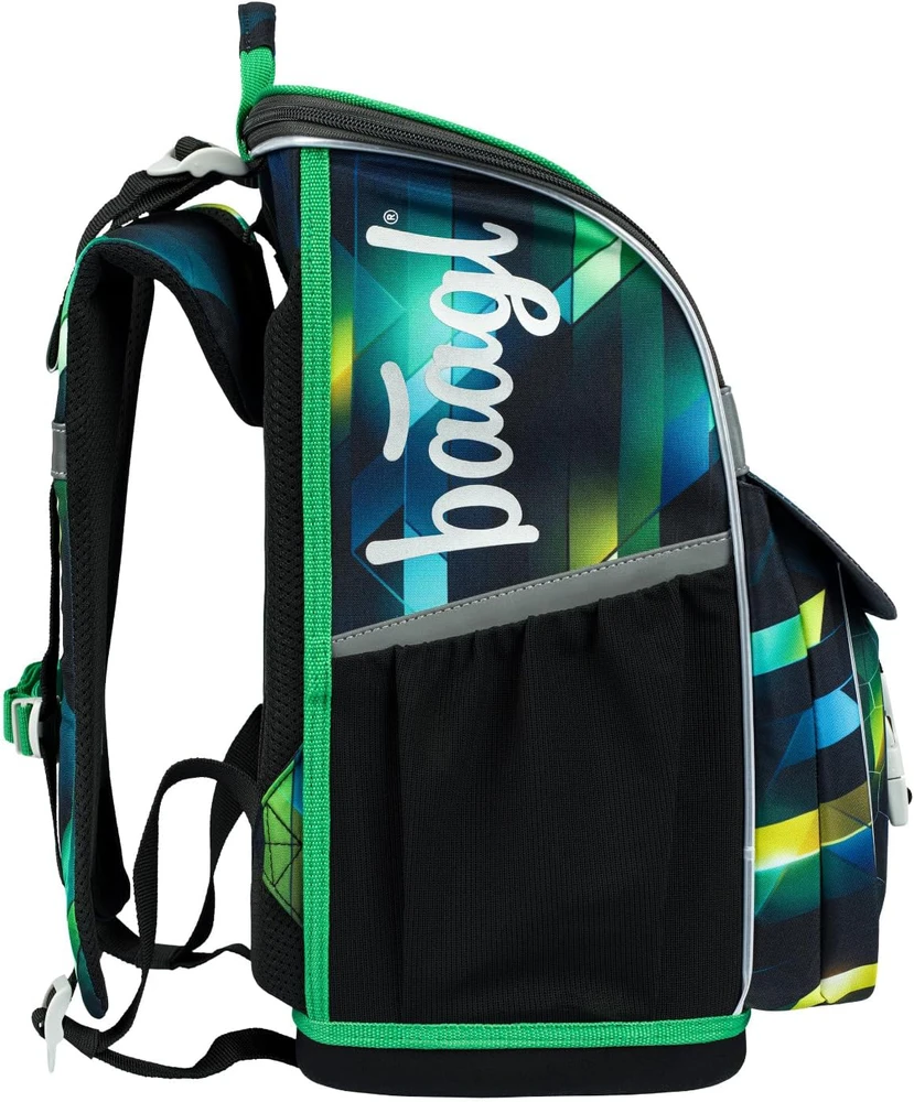 Baagl ergonomiškas mokyklinis rinkinys su kuprine, 18 l, paminkštintos petnešos, A-34275