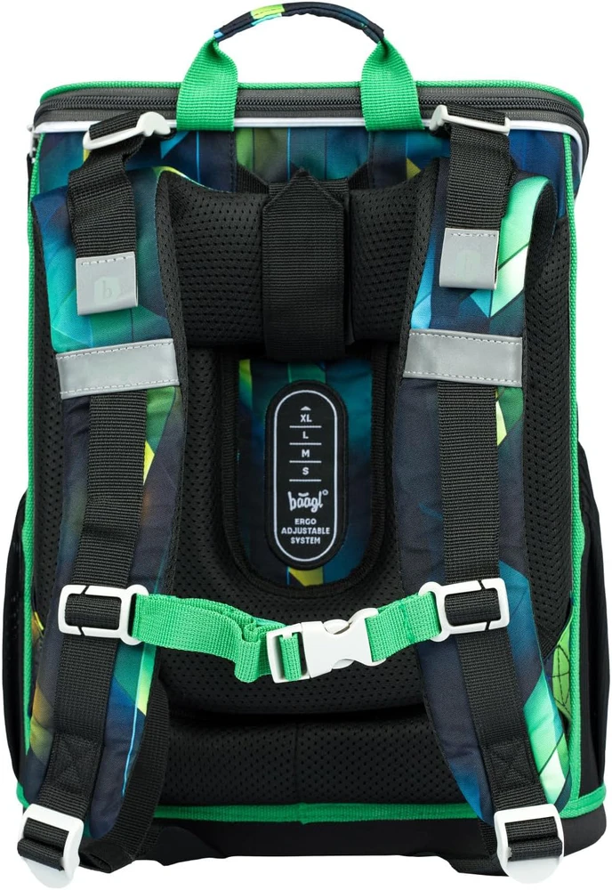 Baagl ergonomiškas mokyklinis rinkinys su kuprine, 18 l, paminkštintos petnešos, A-34275