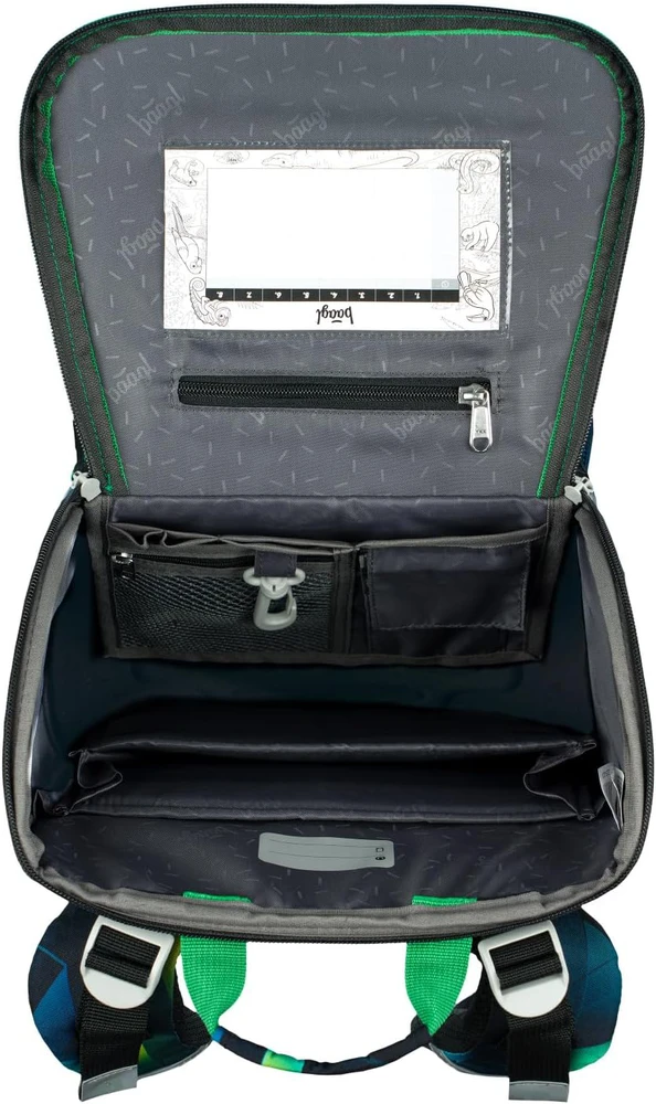 Baagl ergonomiškas mokyklinis rinkinys su kuprine, 18 l, paminkštintos petnešos, A-34275