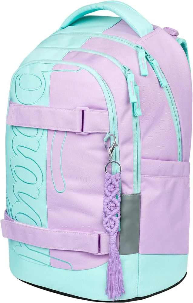 Baagl mokyklinė kuprinė 30 l su kompiuterio skyriumi ir riedlentės laikikliu, ergonomiška, M dydis