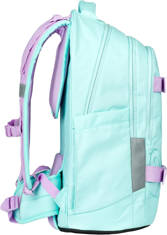 Baagl mokyklinė kuprinė 30 l su kompiuterio skyriumi ir riedlentės laikikliu, ergonomiška, M dydis