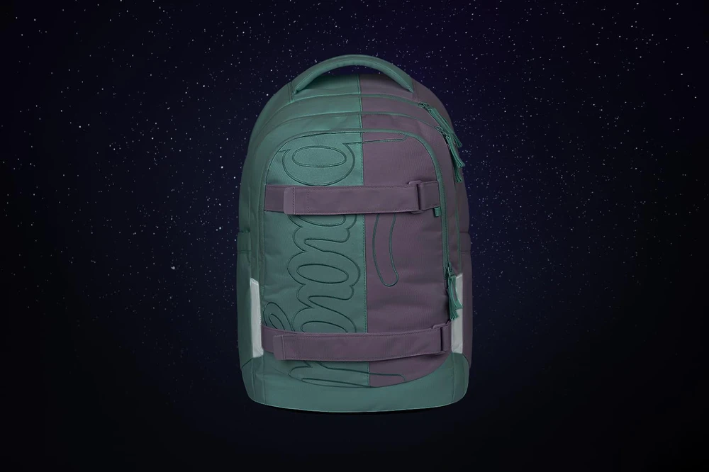 Baagl mokyklinė kuprinė 30 l su kompiuterio skyriumi ir riedlentės laikikliu, ergonomiška, M dydis