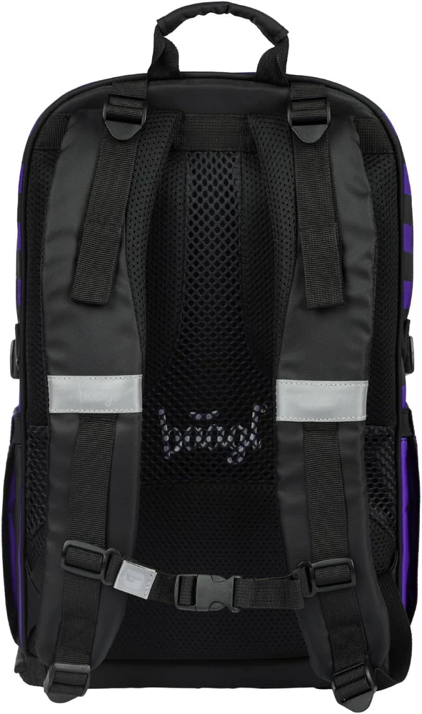 Baagl mokyklinė kuprinė mergaitėms, 3 dalių rinkinys, 29 l, ergonomiška, 45 x 33 x 11 cm