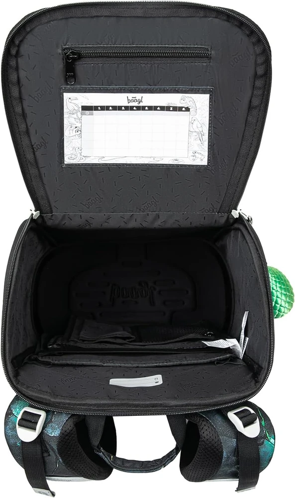 Baagl mokyklinė kuprinė rinkinyje, ergonomiškas, 18 l, poliesteris, Zippy Set 3