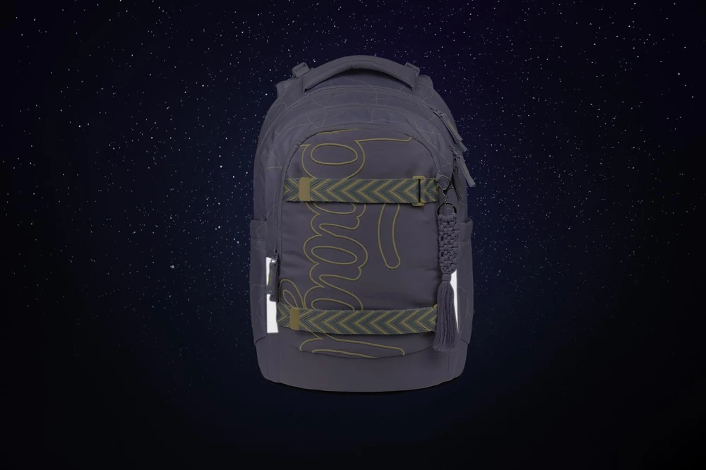 Baagl mokyklinė kuprinė su nešiojamojo kompiuterio skyriumi, 30 l, vandeniui atspari, Skate Max